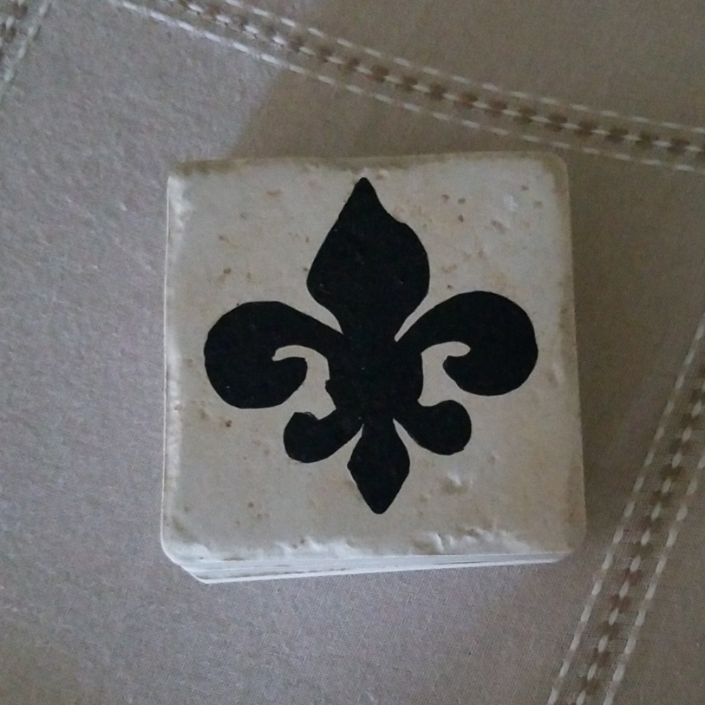 Hand Painted tile coasters